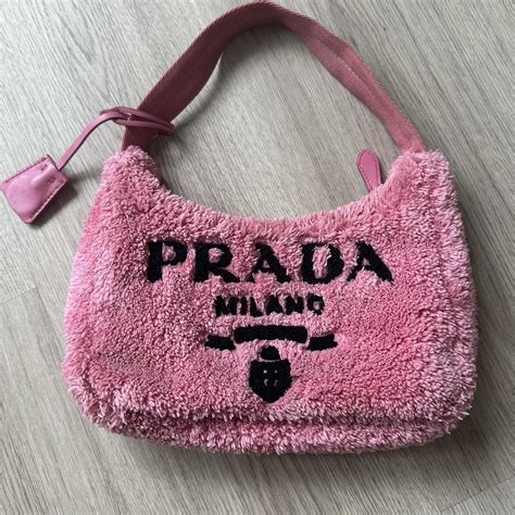 prada terry pink|prada pink terry re.